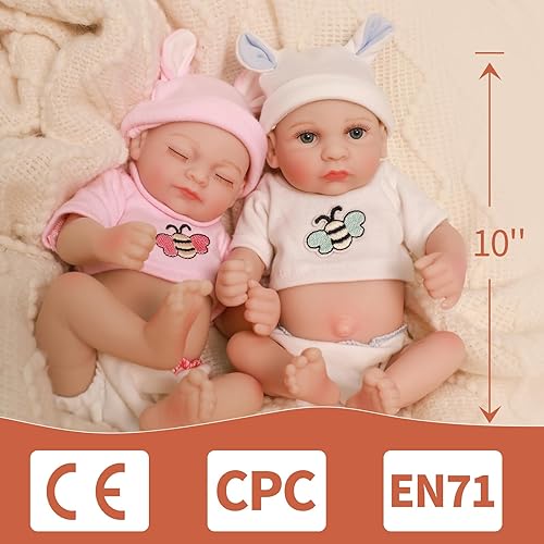 Newborn Baby Baby Alive Boy And Girl Twin Pack Kaydora 10 Inches