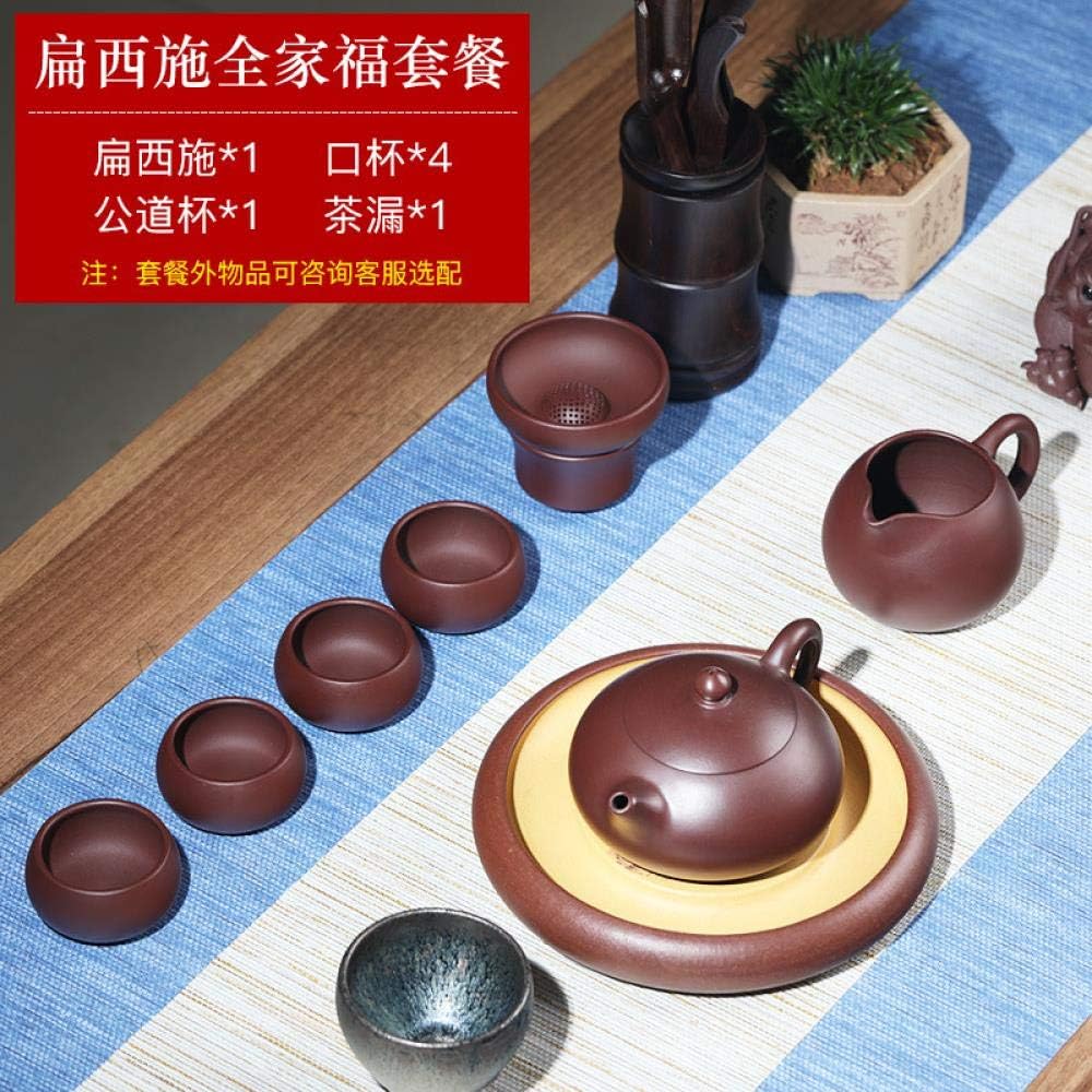 Chinese Yixing Famous Zisha teapot, Flat Xi Shi