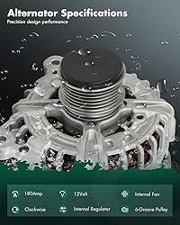 SCITOO Alternator Fits for Volkswagen for Passat