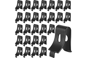 QTLCOHD 100Pcs Shelf Clips Adjustable Shelf Brackets Black Shelf Support Clips Metal Shelf Clips for 255 Standard Pilaster Shelving Wood Shelving Cabinet Bookcase