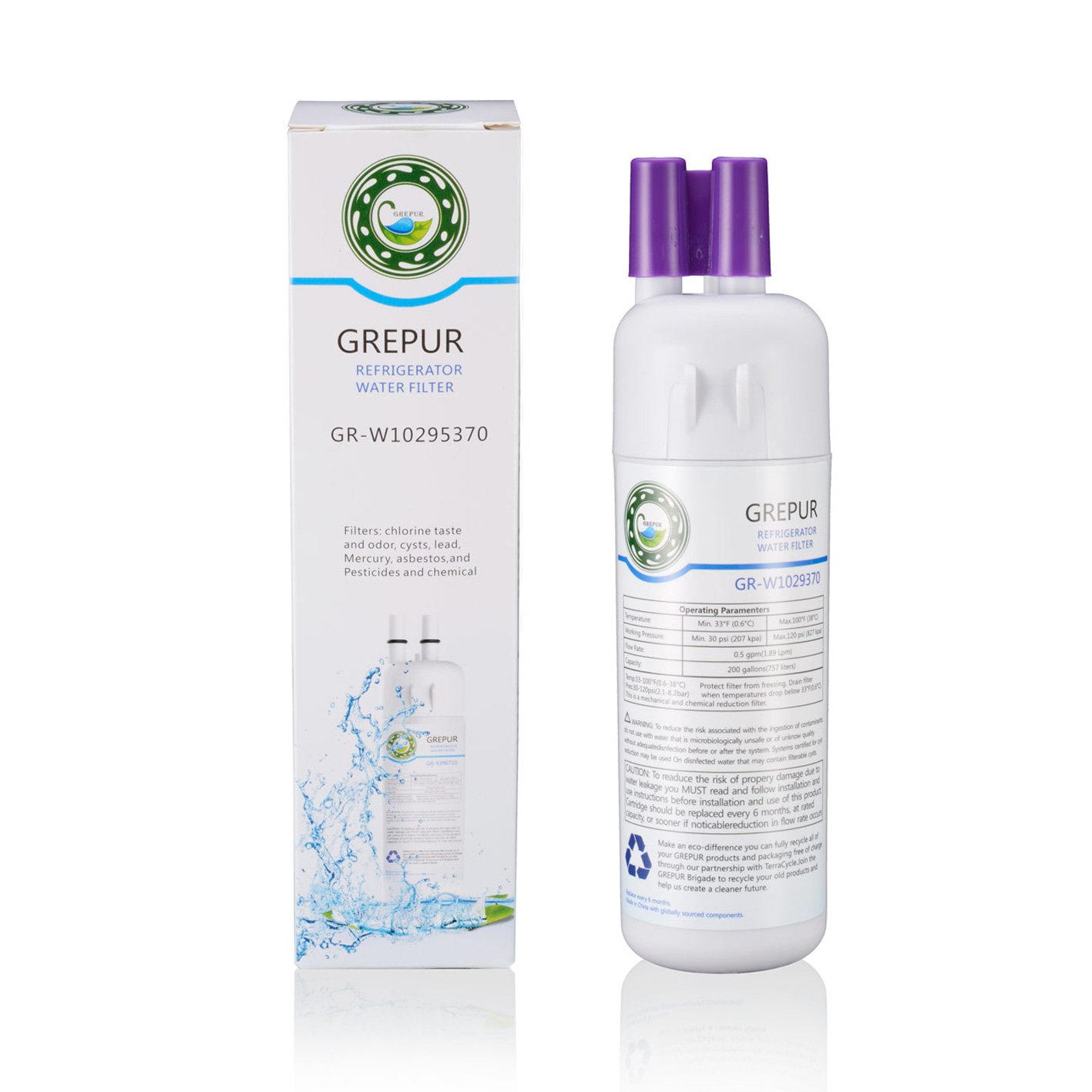 Filtro de agua de repuesto para refrigerador con filtro Whirlpool ...