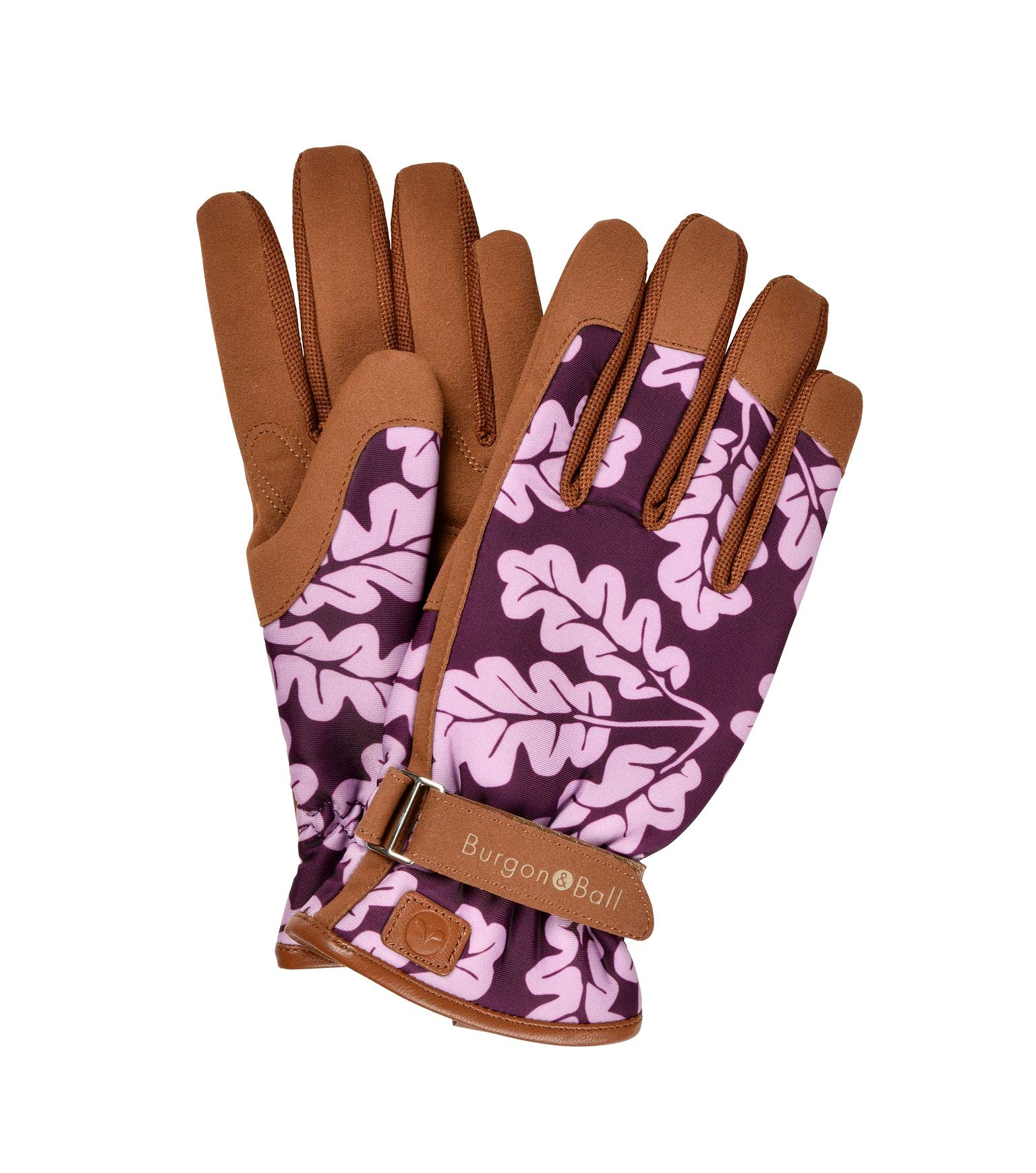 Burgon & Ball Love Oakleaf Plum S/M Gloves, Ladies, Gardening, Hands, Womens GLO/OAKPLUMSM