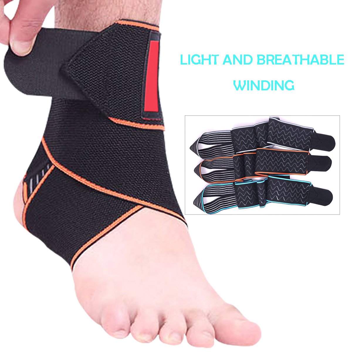 Tobillera Beskey Ajustable Protección de Tobillos Transpirable Nylon Material Súper Elástico y