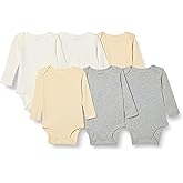 Amazon Essentials Unisex Babies' Long-Sleeve Bodysuits