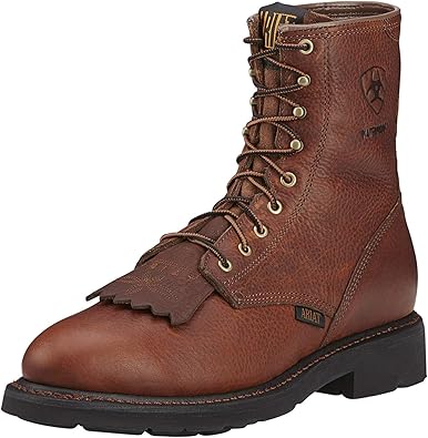 Amazon Com Ariat Men S Cascade 8 Steel Toe H20 Lace Up Boot Industrial Construction Boots