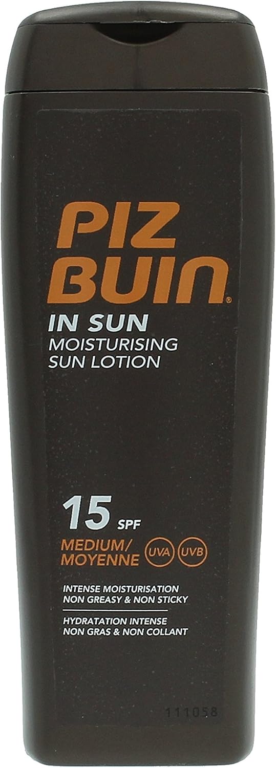 Piz Buin in Sun Moisturizing Sun Lotion with SPF 15, Medium 200 ml