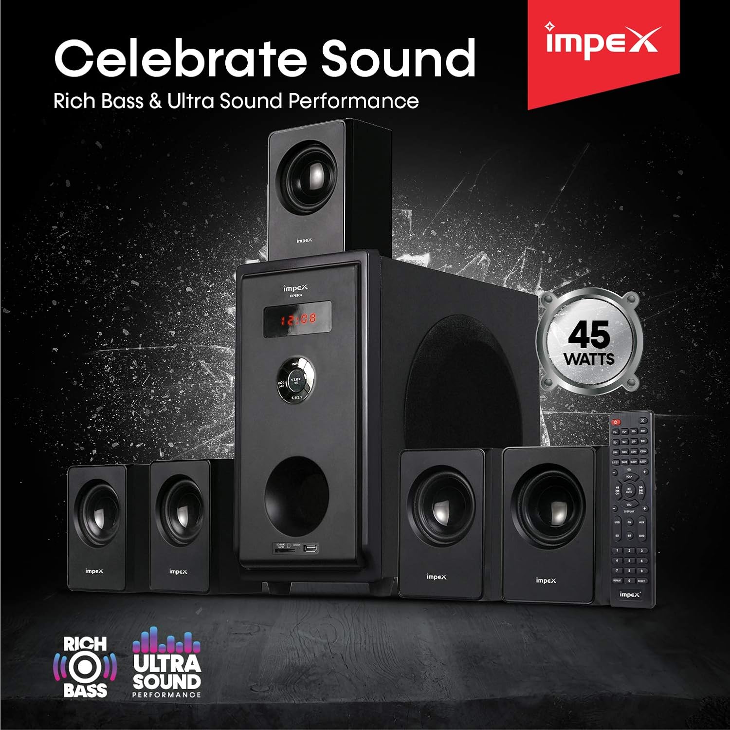 impex brio 5.1 home theater