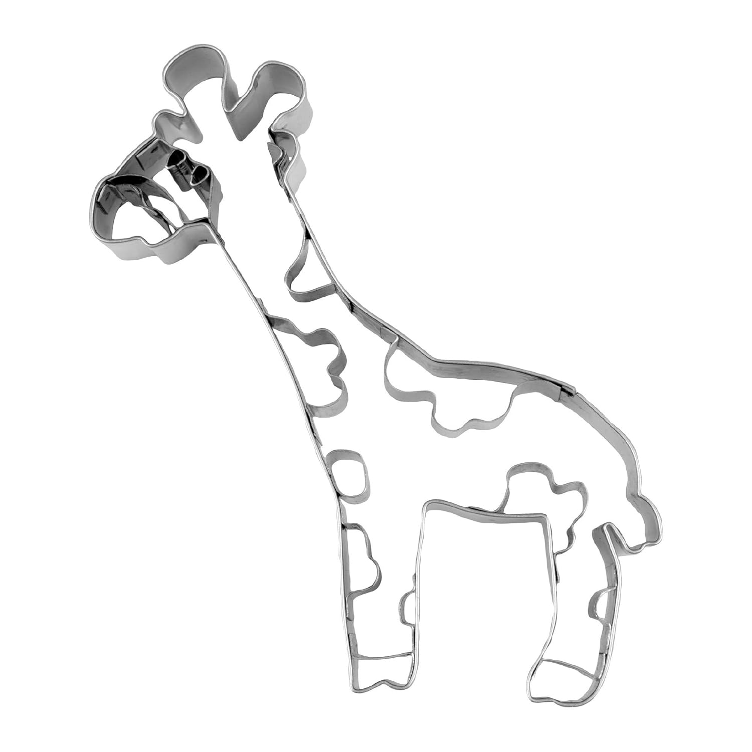 Staedter Giraffe Cookie Cutter, 12.5 cm, Stainless Steel Silver Amazon