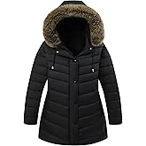 Pefflarge Women’s Plus Size Down Puffer Coat | Waterproof, Windproof, Detachable Hood, Insulated for Winter Travel