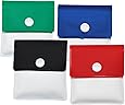 Meta-U Pocket Ashtray Pouch- Fireproof PVC-Odor Free-Portable Compact- Assorted Color- Pack of 4