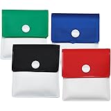 Meta-U Pocket Ashtray Pouch- Fireproof PVC-Odor Free-Portable Compact- Assorted Color- Pack of 4