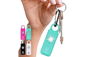 Original Defense® Siren Self-Defense Alarm (Mint) - 130 dB Keychain Alarm with LED Strobe Light for Women, Children, and Elderly - Police Recommended
