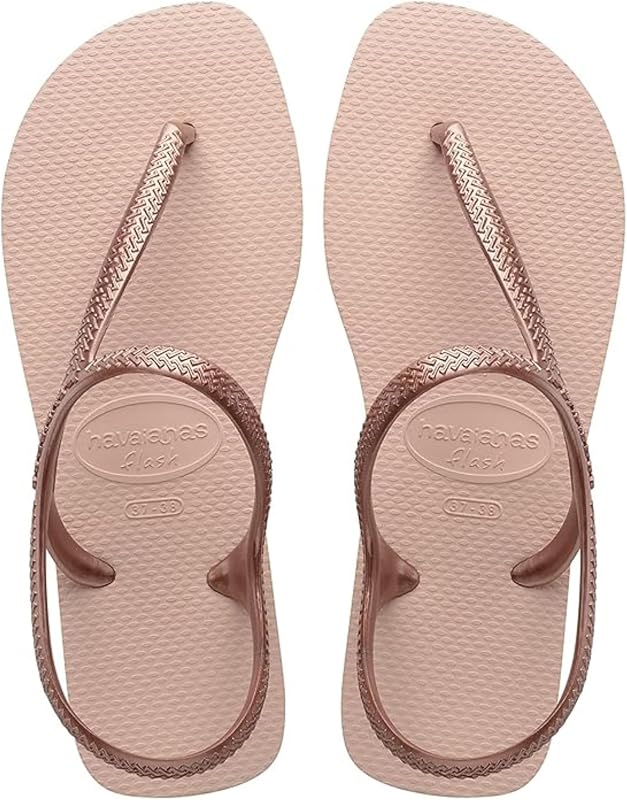 Havaianas flash urban, sandálias femininas, ballet rose/golden blush, 39/40