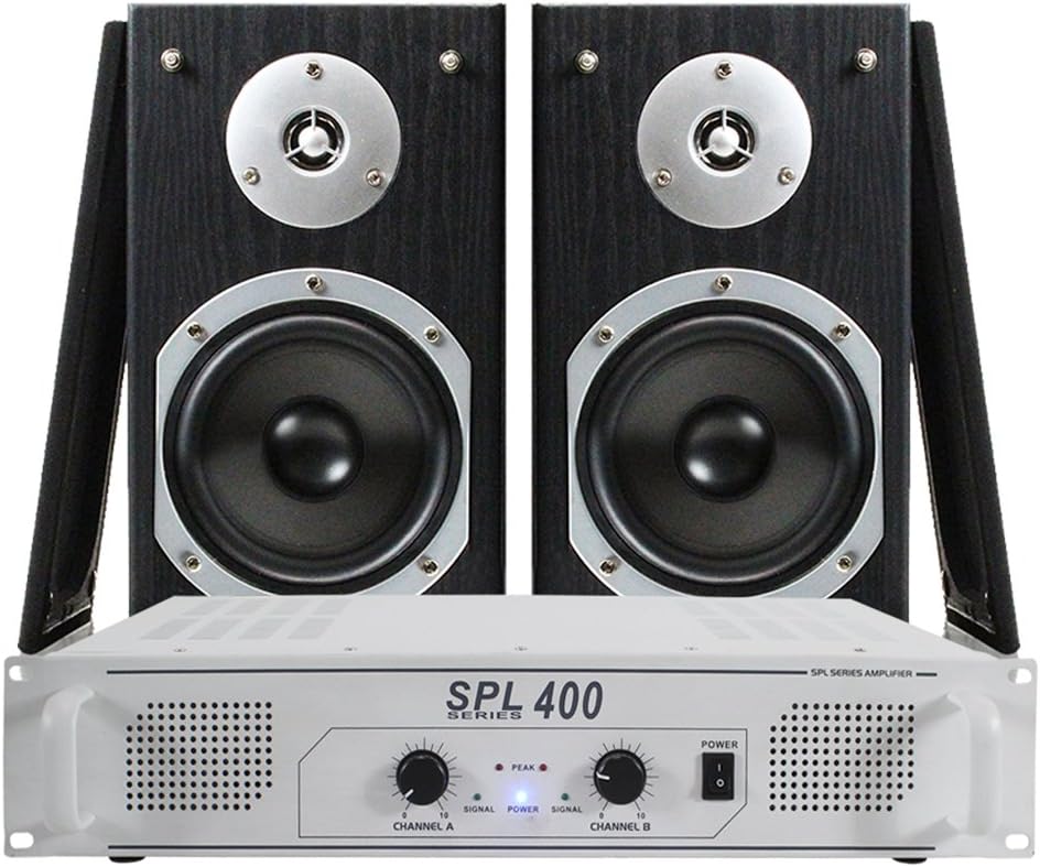 white hifi speakers
