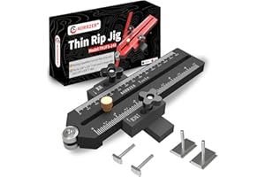 AORRZER Thin Rip Jig Table Saw Jig Guide, for Making Repetitive Narrow Strip Cuts Table Saw Accessories, for Band Saw Router Table Guide, Fit for 3/4" x 3/8" T Slots/U Slot