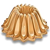 NutriChef 9 Inch Cake Pan - Premium Nonstick Die-Cast Aluminum Cake Mold for Baking - Sloped Edges for Uniform Baking, Dishwasher Safe