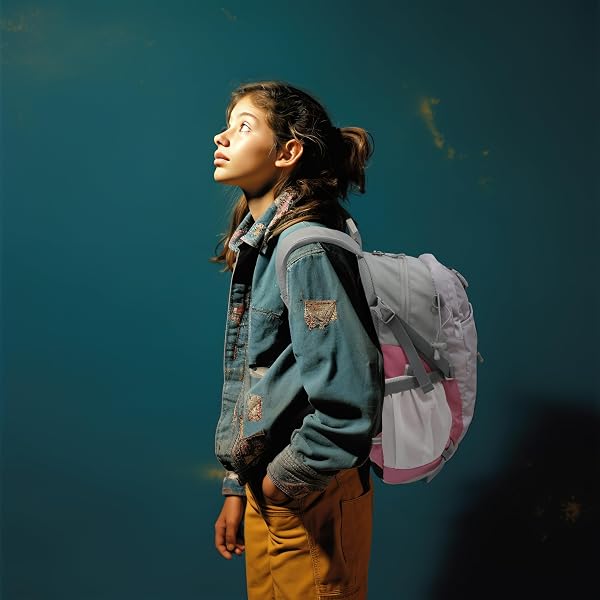 WGOOURS KIDS 18L EARLY SCHOOL AGE HIKING WATERPROOF OUTDOOR CAMPING TRAVEL BACKPACK, BREATHABLE PANEL & PICNIC MAT (MERMAID)