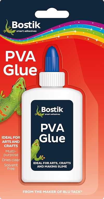 Bostik PVA Glue 118ml Multi-Purpose Solvent-Free Dries Clear UKCA CE