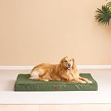 EHEYCIGA Orthopedic Dog Bed XXL Removable Washable Cover Dark Green 127x91x10cm view 7