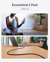 INIU 240W USB C to C Cable 1m 2-Pack Fast Charging Braided Cord view 7