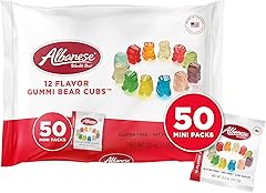 Albanese World's Best 12 Flavor Gummi Bear Cubs | 50 - 0.5oz Snack Packs of Candy | Miniature, Individually Wrapped, Soft Gum