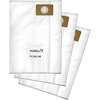 Husky High Performance Replacement Filter Bags - 6.2 gal. for Storm, Eclipse and Equinox Models (Pack of 3 Filtration Bags)