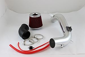 Velocity Concepts 3" Red JDM Cold Air Intake Induction Kit +Filter Compatible with Mazda 03-08 Mazda6 6 3.0L V6