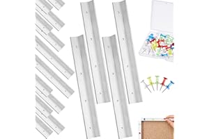 SPAKON 6 Inch Layout Block System for Stained Glass Panels with Mix Color Push Pins Stain Glass Tools and Supplies Panel Layout Making(10 Pieces)