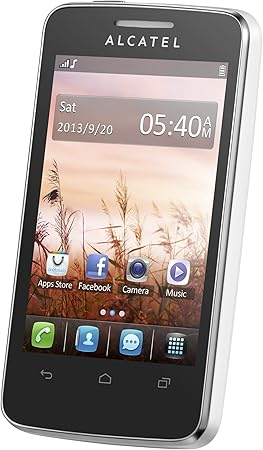 Alcatel Tribe 3040 Telephone Portable Debloque Bluetooth Wifi Blanc Amazon Fr High Tech
