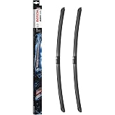 BOSCH 3397118948 AeroTwin Wiper Blades - Set of 2 (25"&amp; 25") Side Lock 22mm | Driver and Passenger Side Original Equipment Replacement Blades