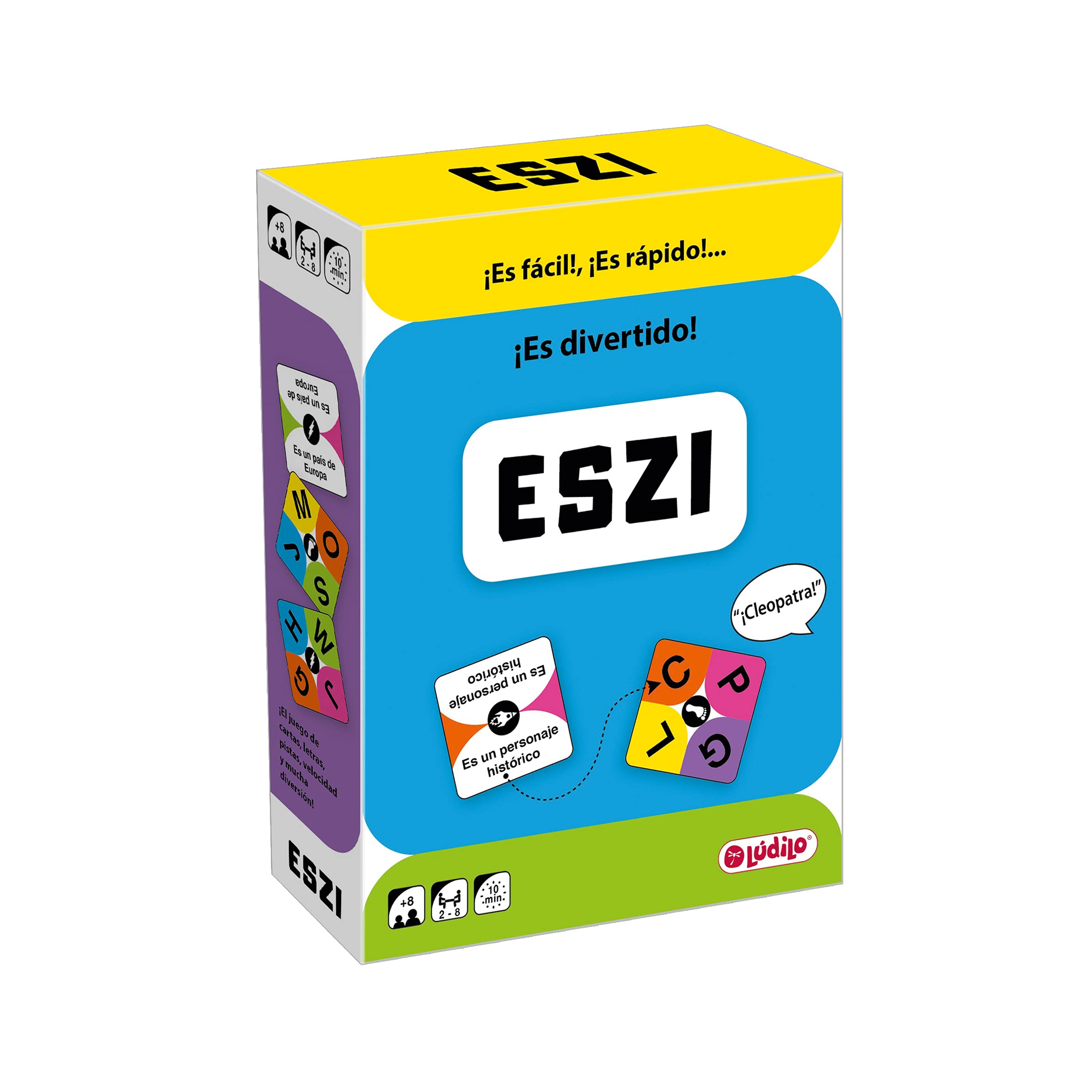 Ludilo - Eszi | Games Kids 8 Years or Over | Card Game Kids & Adults | Educational Games 8 Years or Over | Travel Game for Kids Or Adults