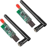 AITIAO 2Pcs Zigbee CC2531 Sniffer USB Dongle Bluetooth 4.0 Wireless Zigbee Analyzer Module with External Antenna