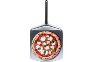 Ooni 16" Pizza Peel – Long Handle Super Smooth Aluminium Paddle – Lightweight Pizza Turning Peel – Ooni Outdoor Pizza Oven Ac