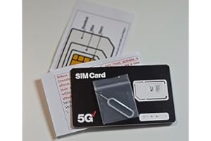 Verizon SIM Card for Motorola Moto 2025/2024/2023/2022/2021/2020: Razr/Razr+/Razr Plus/Ultra, Power/5G Power, Edge/Edge+/Edge 5G/30 Fusion, G, G 5G, G Play/Stylus, G5/G6/G7/E5/E6/E7 by Terra Wireless