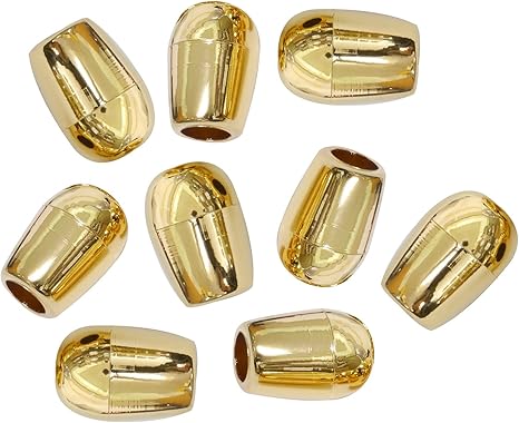 Amazon Co Jp ジャスミン 片穴 ループエンド 約 直径11mm 長さ16mm 10個入 ゴールド N917 ホビー 通販