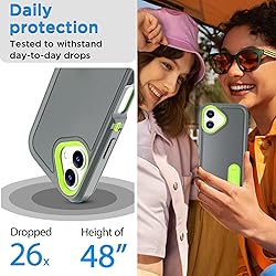 AICase for iPhone 16 Case with Built-in Stand,Tripe