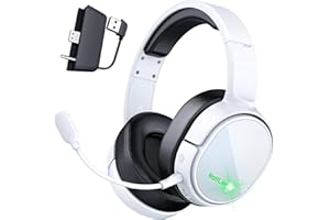 Wireless Gaming Headset for Xbox Series X|S, Xbox One, PS5, PC, Mac, Nintendo Switch, Bluetooth Over Ear Gaming Headphones wi