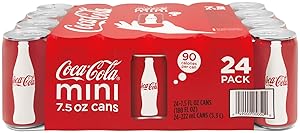 Coca-Cola Mini-Cans, 7.5 fl oz (Pack of 24)