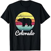 Vintage Retro Co Colorado Wildlife Bear Adventure T-Shirt T-Shirt