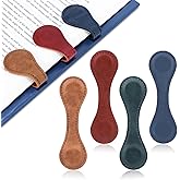 Magnetic Bookmarks for Women Men - 4 PCS Double-Sided Magnetic Book Marks for Reading Women Gift, Multi Functional Leather Book Markers for Book Lovers, Teachers, Students, Book Accessories