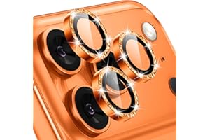 Tensea Camera Lens Protector Compatible for iPhone 17 Pro Max/17 Pro, Metal Aluminum Alloy Tempered Glass Cover Camera Screen Protector Accessories, Case Friendly