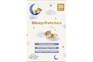 OTOOX Sleep Patches, 30 Pack Upgraded Deep Sleep Patches for Adults, All Natural Deep Patch, for Men and Women, Easy to Use That Last All Night - Bear