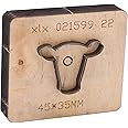 1pcs Bull Head Shape Cutting Knife Cutting Die,Leather Metal DIY Punch Cut