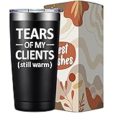 SpenMeta Personal Athletic Trainer Gifts - Massage Therapist, Coach, Salesperson, Realtor, Gym Trainer Present, Tears of My Client - 20 Oz Tumbler Cup