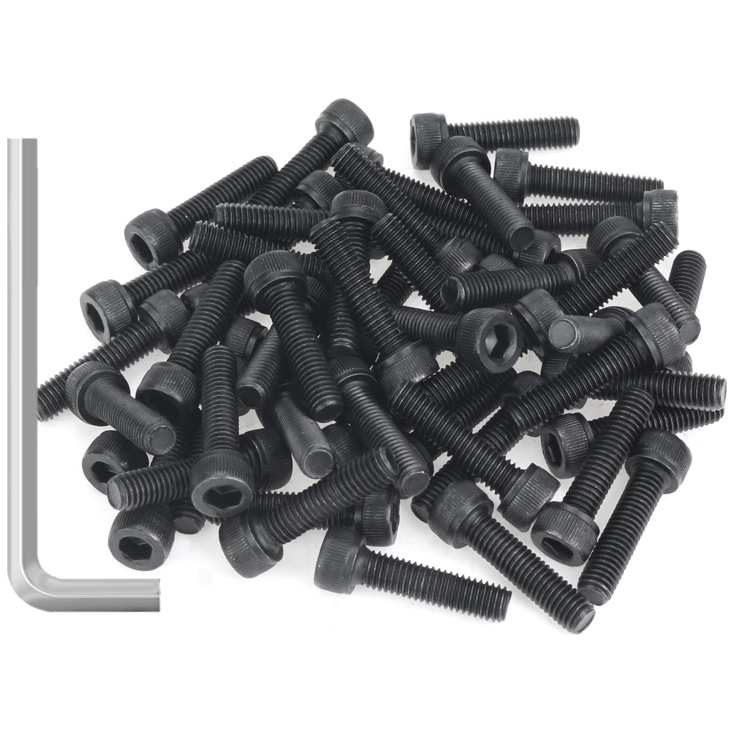55 Pieces M5 x 20mm Socket Head Cap Screws, Thread