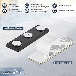 EcoEarth Adhesive Two-Piece Design Name Tag Magnets
