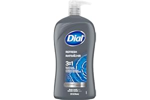 Dial Men 3in1 Body, Hair and Face Wash, Hydro Fresh, 32 fl oz