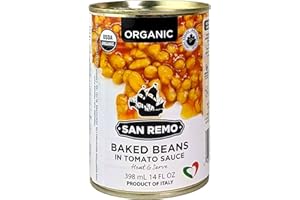 San Remo Organic Baked Beans Tomato Sauce, 398ml