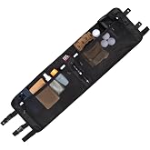 KEMIMOTO Overhead Bag Compatible with Club Car Precedent Tempo Onward | 1680D Oxford Fabric, Four Pockets and Pen Clip, Quiet Zipper Loops, Adjustable No-Drill Straps