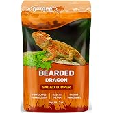 Gargeer 2oz Bearded Dragon Salad Topper. Enhanced Appetite, Made in USA | Enhances dragon salads &amp; veggies! Rich in calcium, D3, amino acids &amp; vitamins for robust digestion &amp; vibrant health